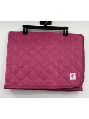 NEW T-Mobile Promotional Outdoor Blanket Pink Quilted Pattern